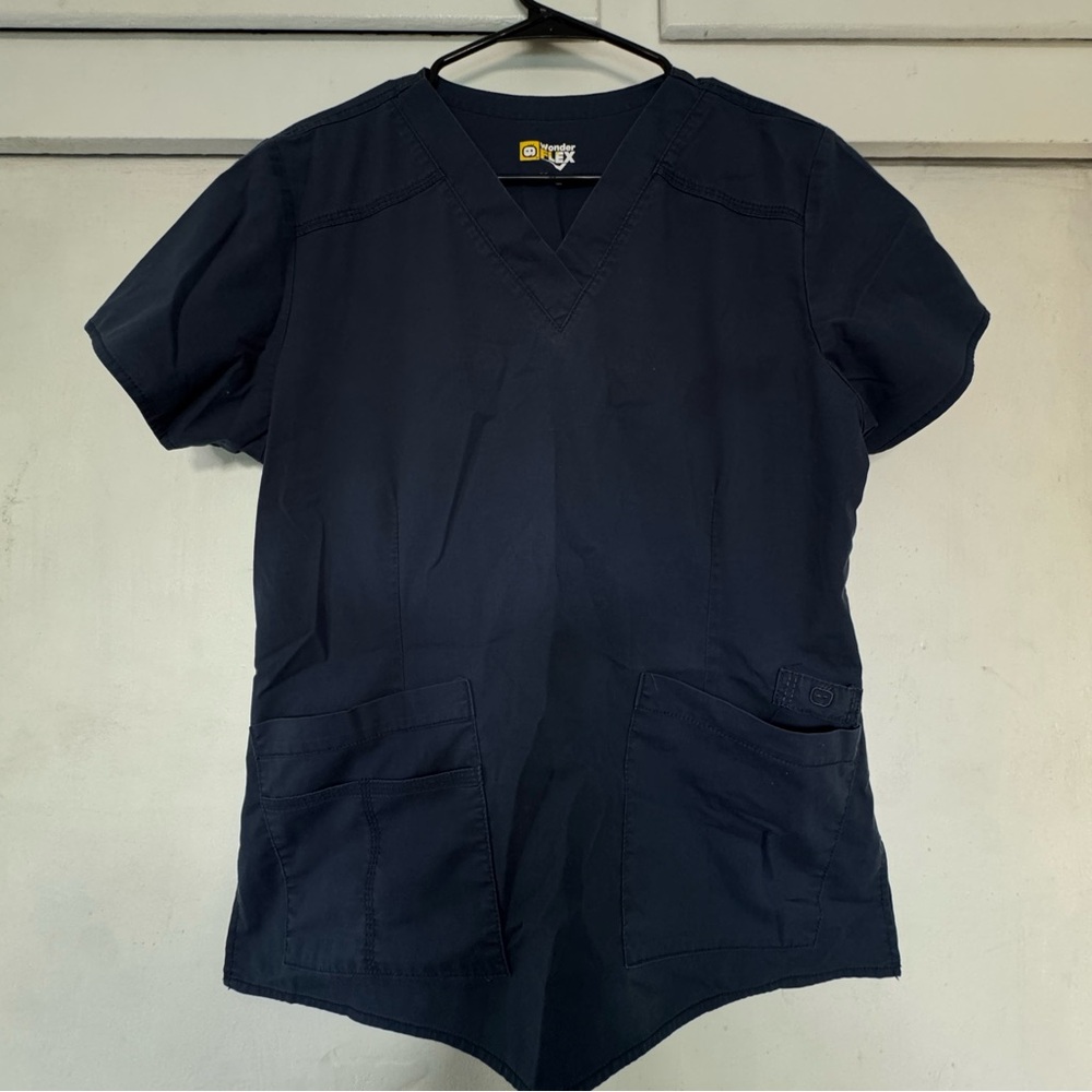 WonderWink Flex Navy Scrub Top and Pants